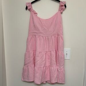 WORN ONCE pink altard state dress